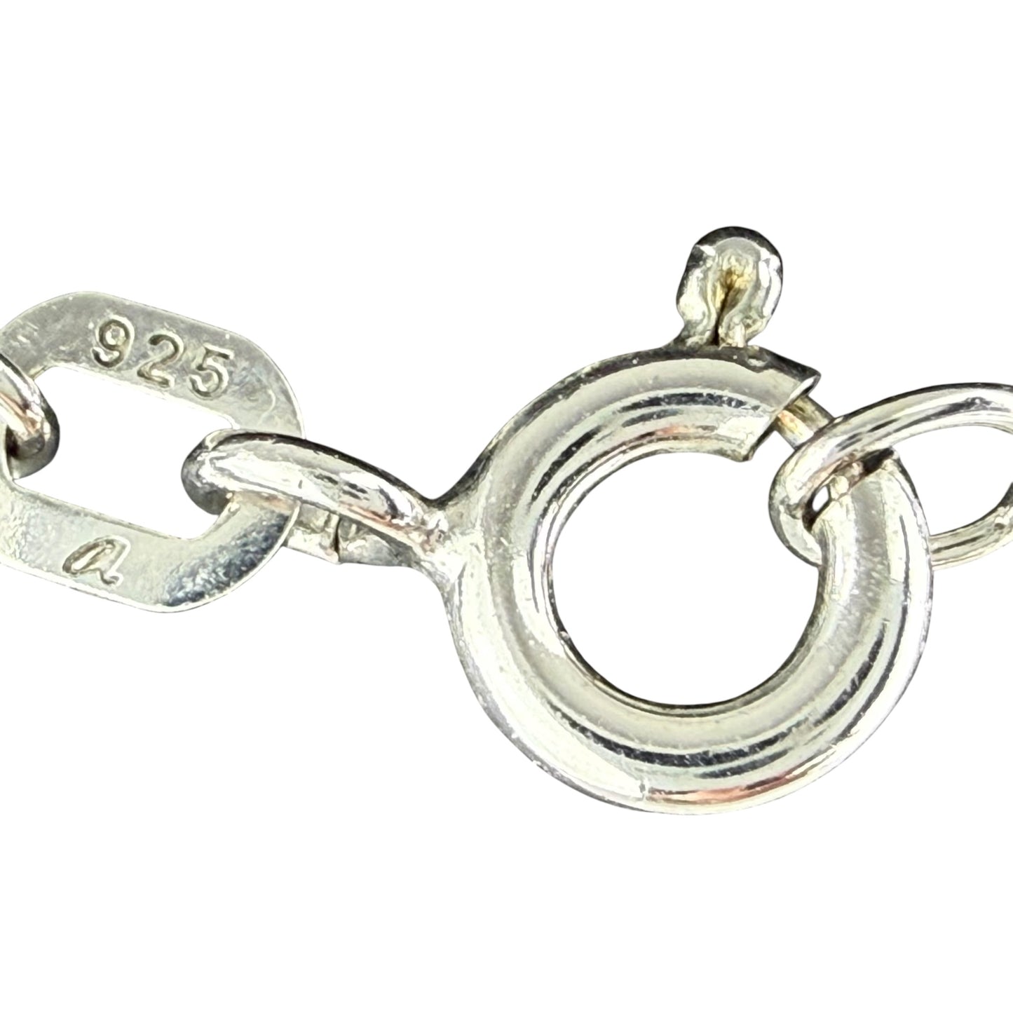 925 Sterling Silver Pearl Pendant Necklace CZ Drop 45 cm Elegant Minimalist