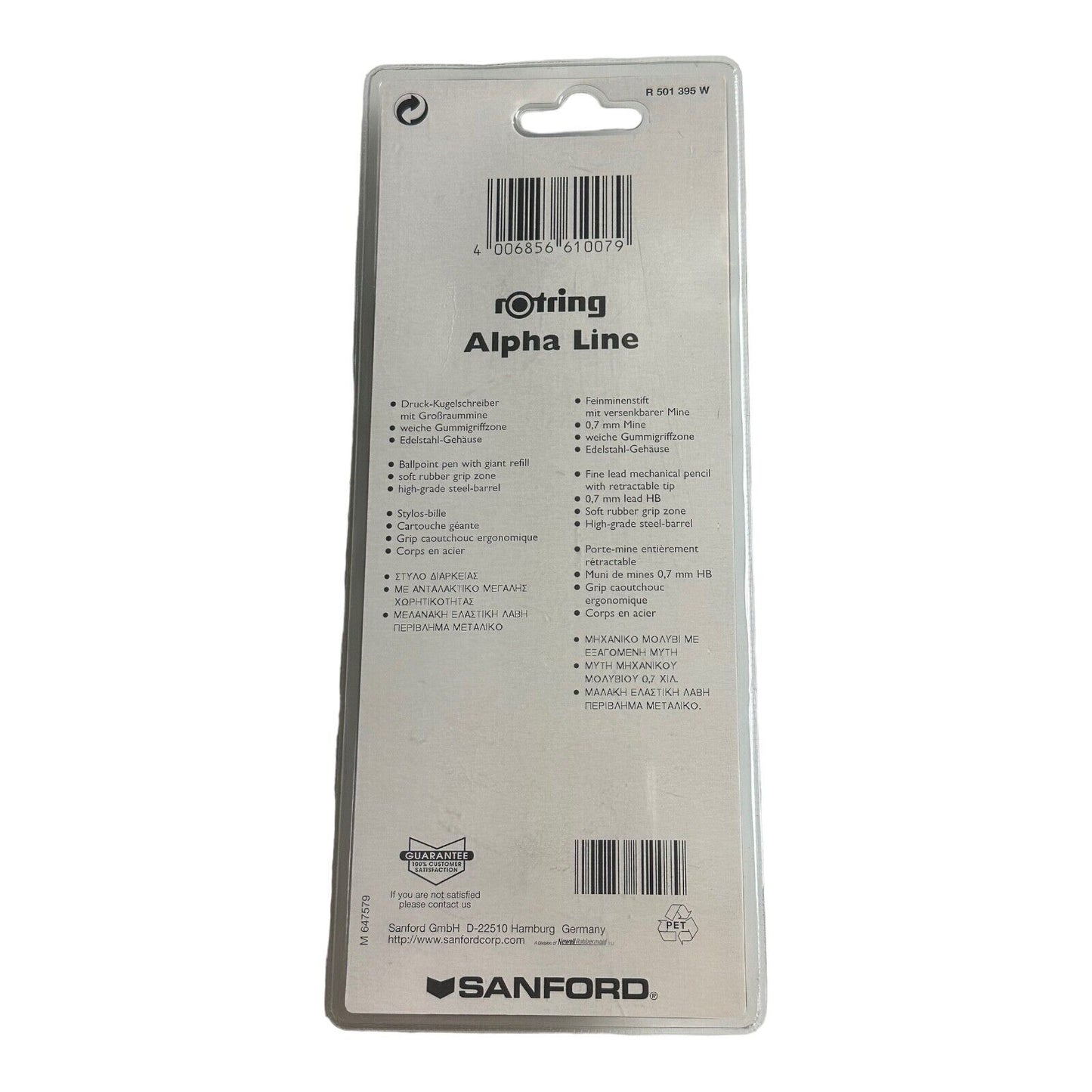 ROTRING ALPHA BALLPOINT PEN & 0.7MM PENCIL / NEW IN BOX