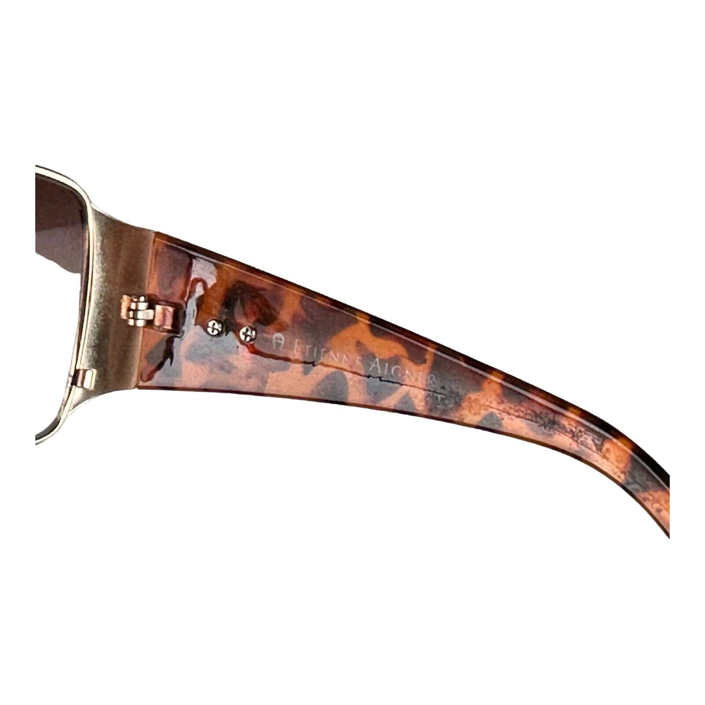 Etienne Aigner Sunglasses Leopard Pattern Gold Frame EA-SOLEIL GD 59014 123