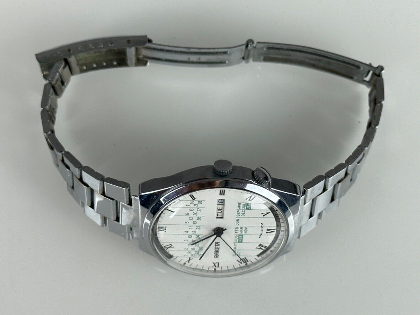 Raketa Vintage USSR Watch Multi Level Calendar