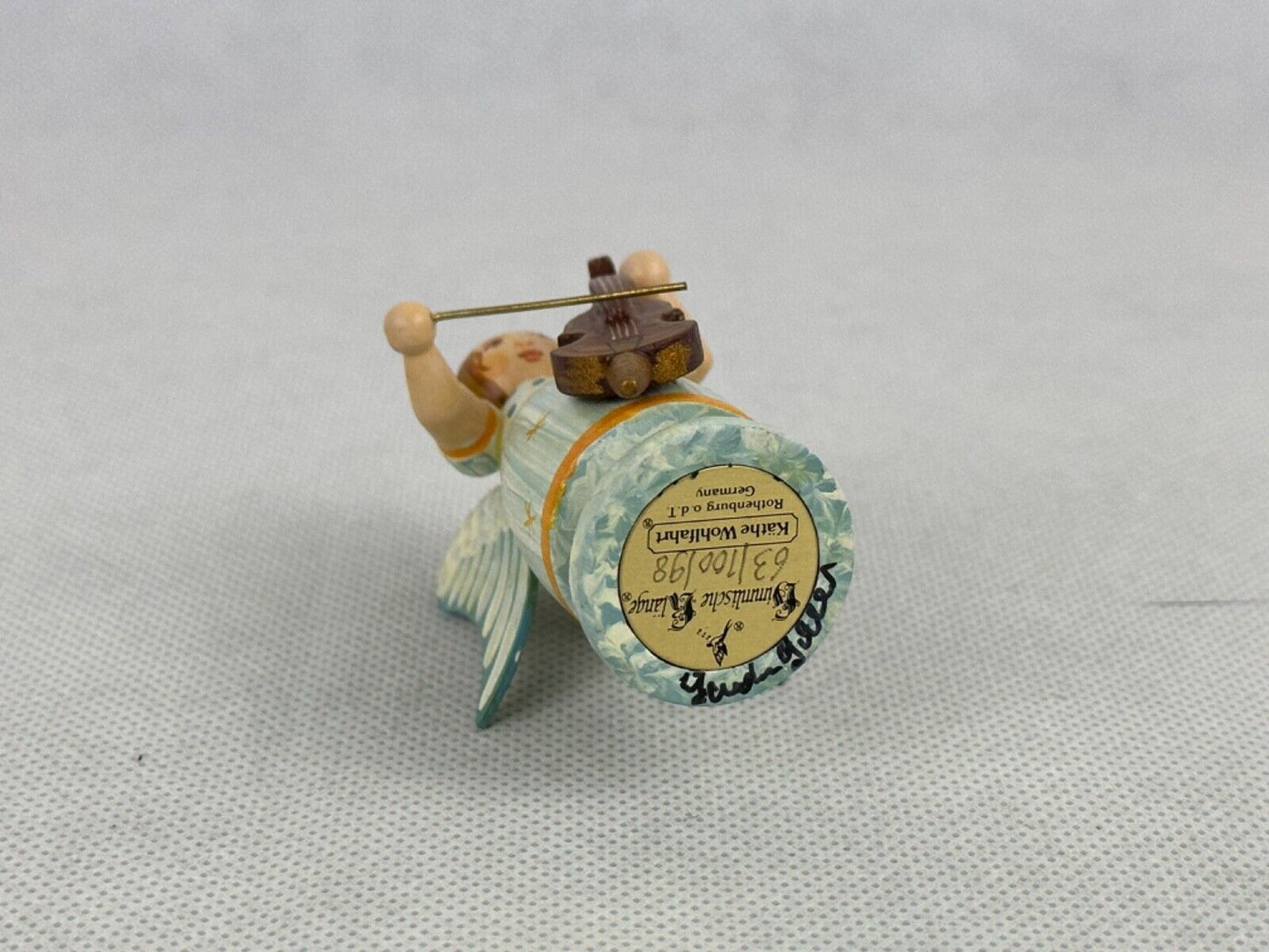 Kathe Wohlfahrt Engel Mit Cello Angel With Cello Limited Edition 69/100 1998