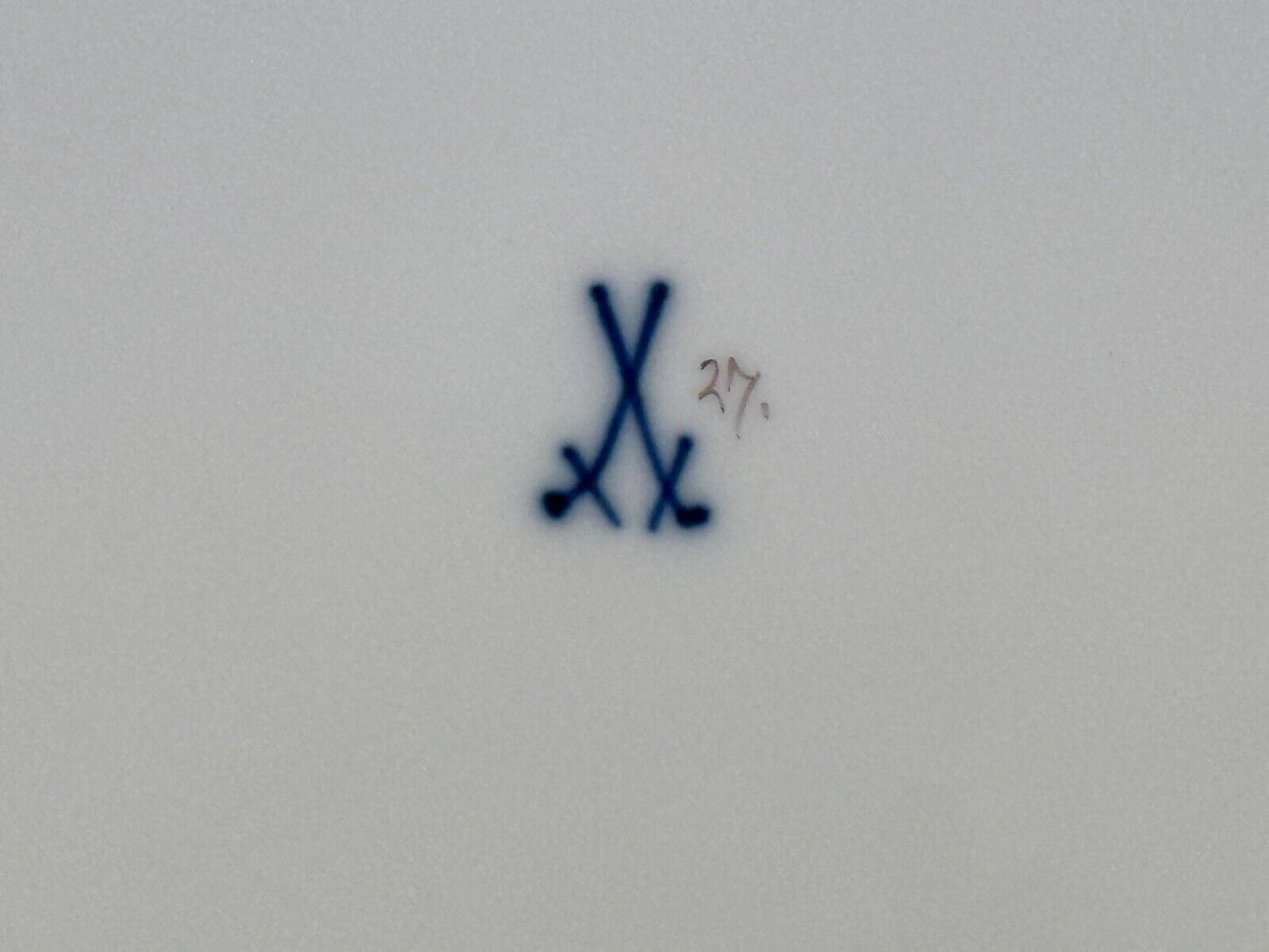 Meissen Neubrandstein magnificent Collector plate Prunk Teller 24,5 cm