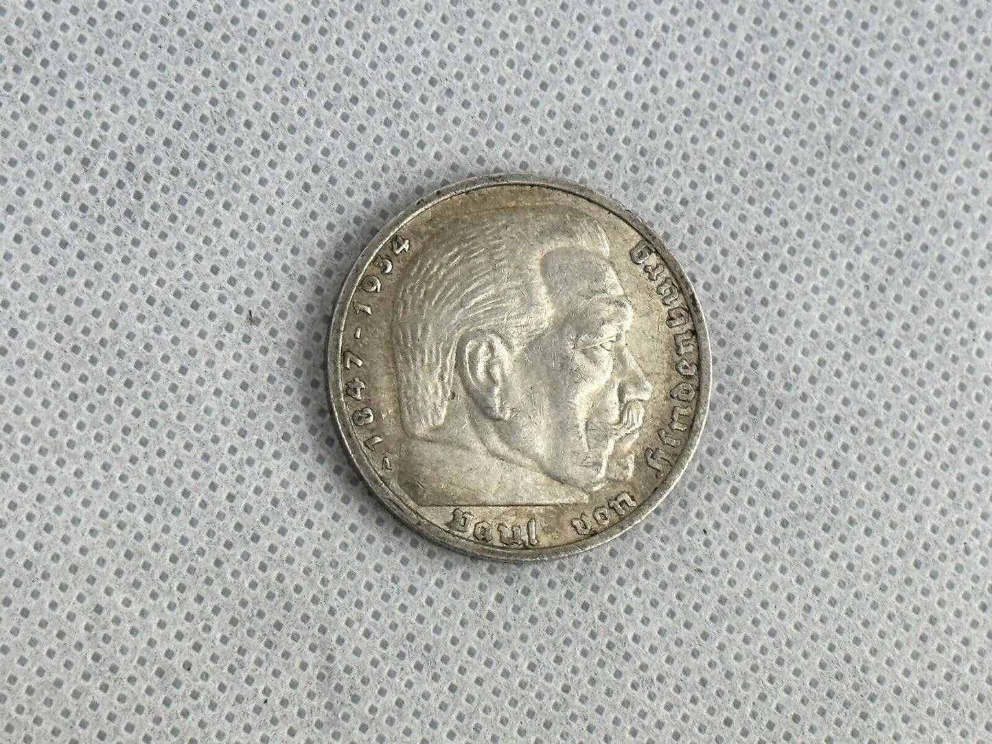 GERMAN Lot 19x Coin 5 REICHSMARK 1935 EAGLE Hindenburg Silver 3RD Reich WW2 Mark