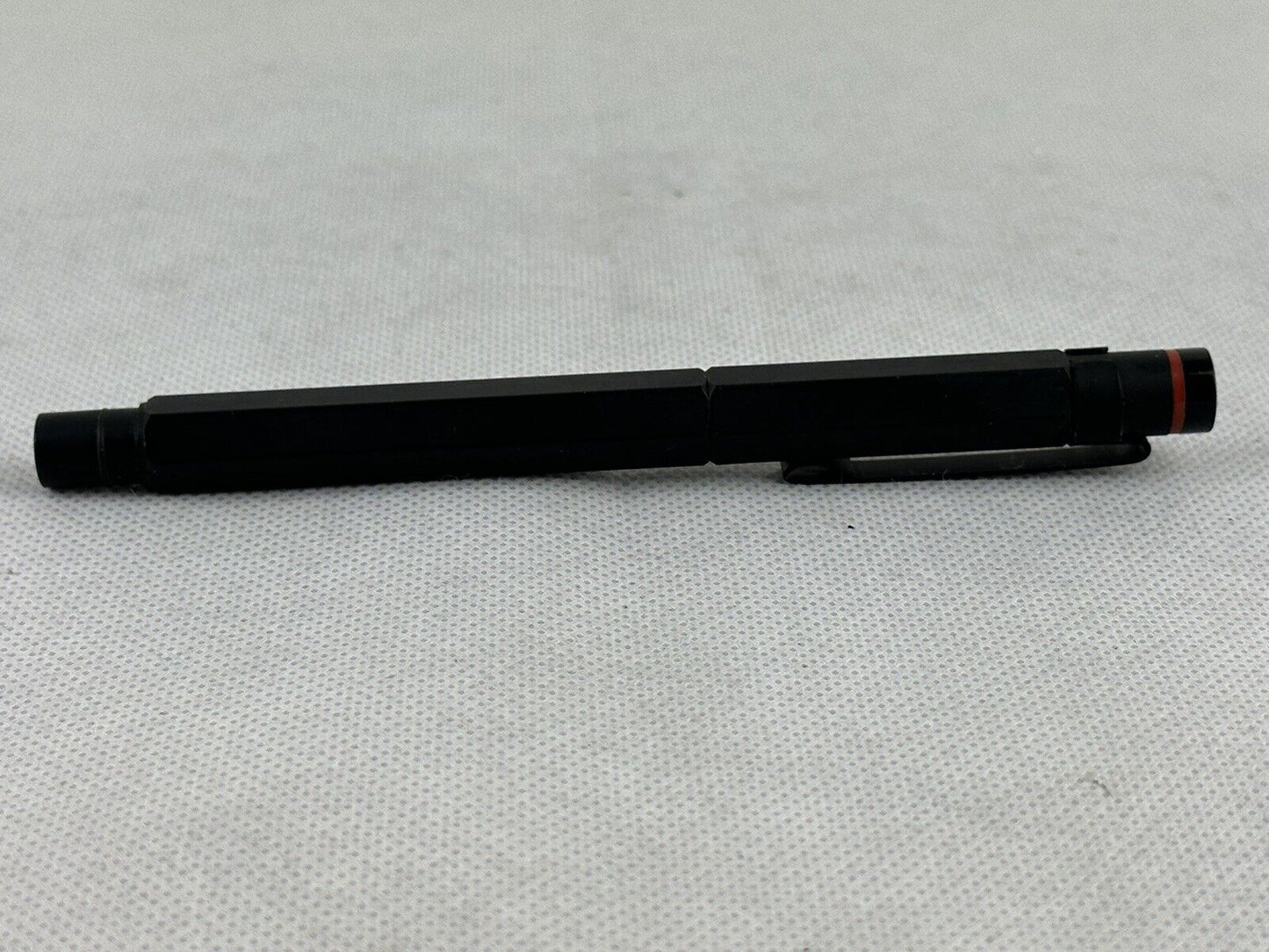 Rotring 600 Newton Rollerball Black Matte Vintage Rare Hexagonal