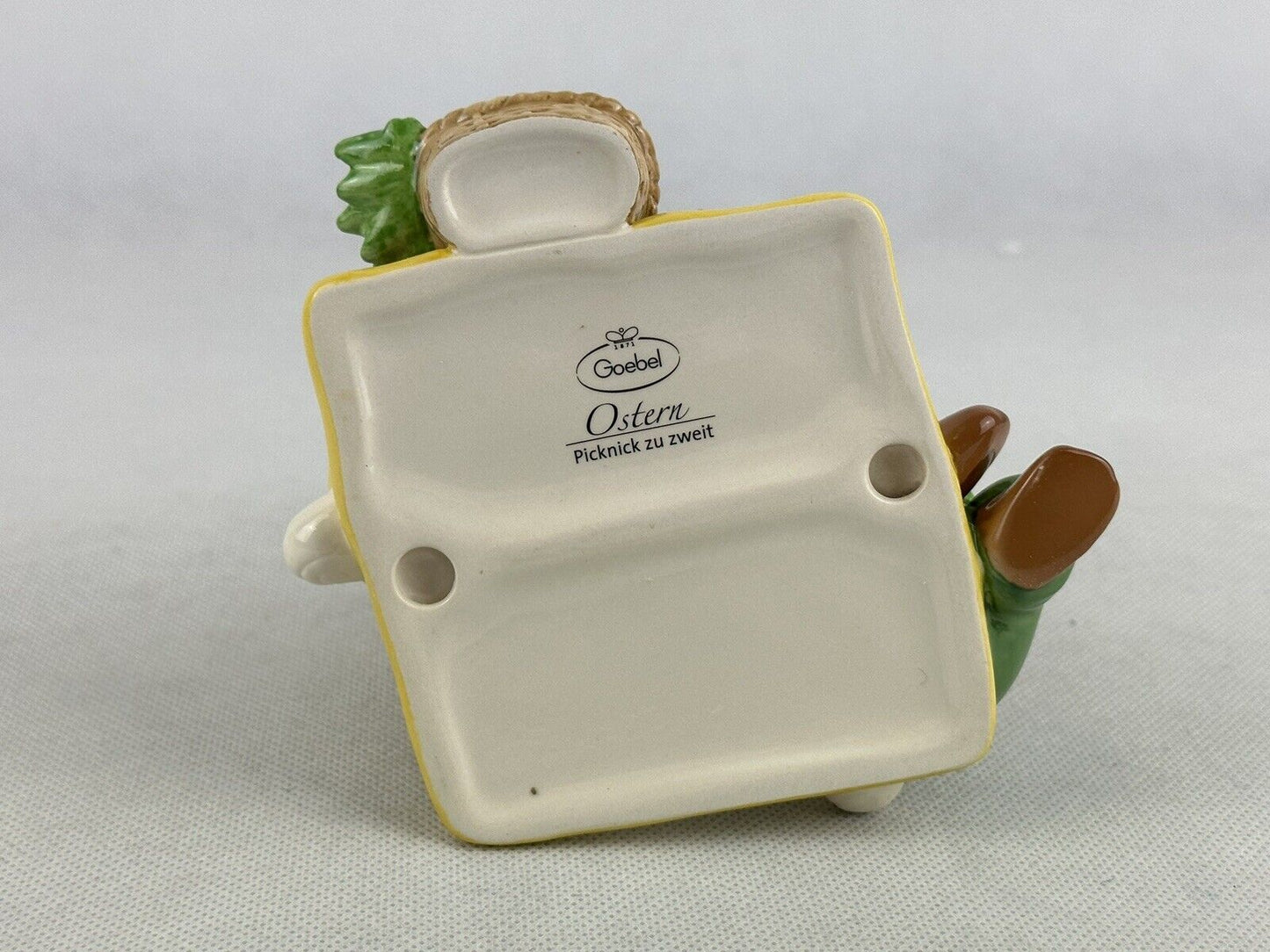 Goebel Bunny’s Picnic Rabbits Picknick Zu Zweit 4.3“ Incl. Original Box Germany