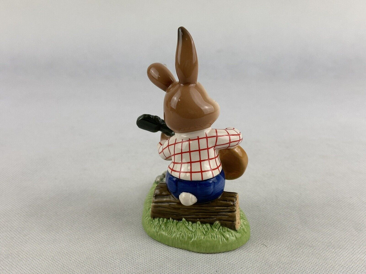 Goebel Rabbit Plays Guitar 4.7“ Incl. Original Box Porcelain Germany