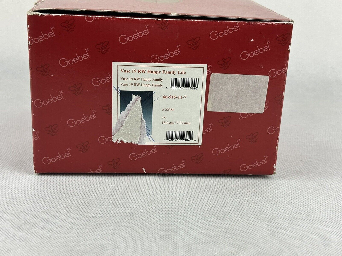 Goebel Easter Great Weather Today Rabbits 4.7“ With Goebel Box Porcelain Germany