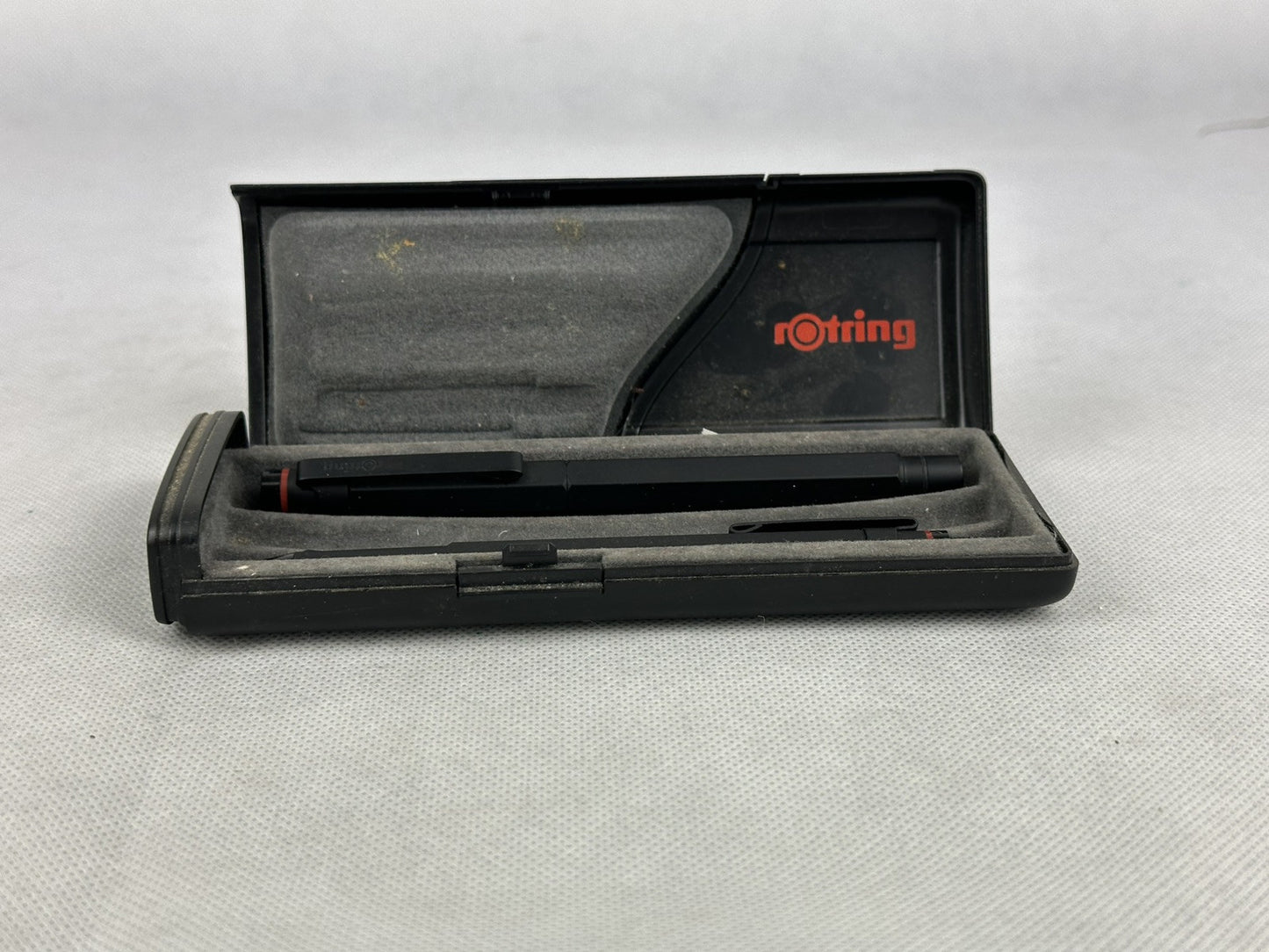 Rotring 600 Newton Fountain Pen & Ballpoint Pen Black Incl. Original Case