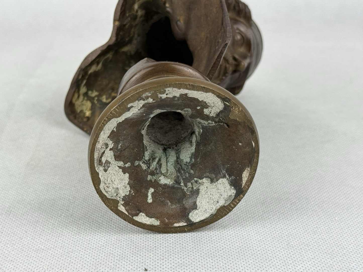 Bronze Bust Of Priapos Or Dionysus 8”