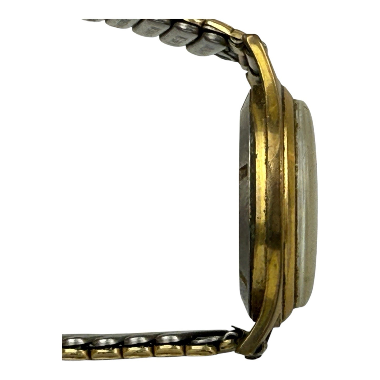 Chalet Ruby Shock Vintage Watch 36mm w/crown Gold/White antimagnetic Waterproof