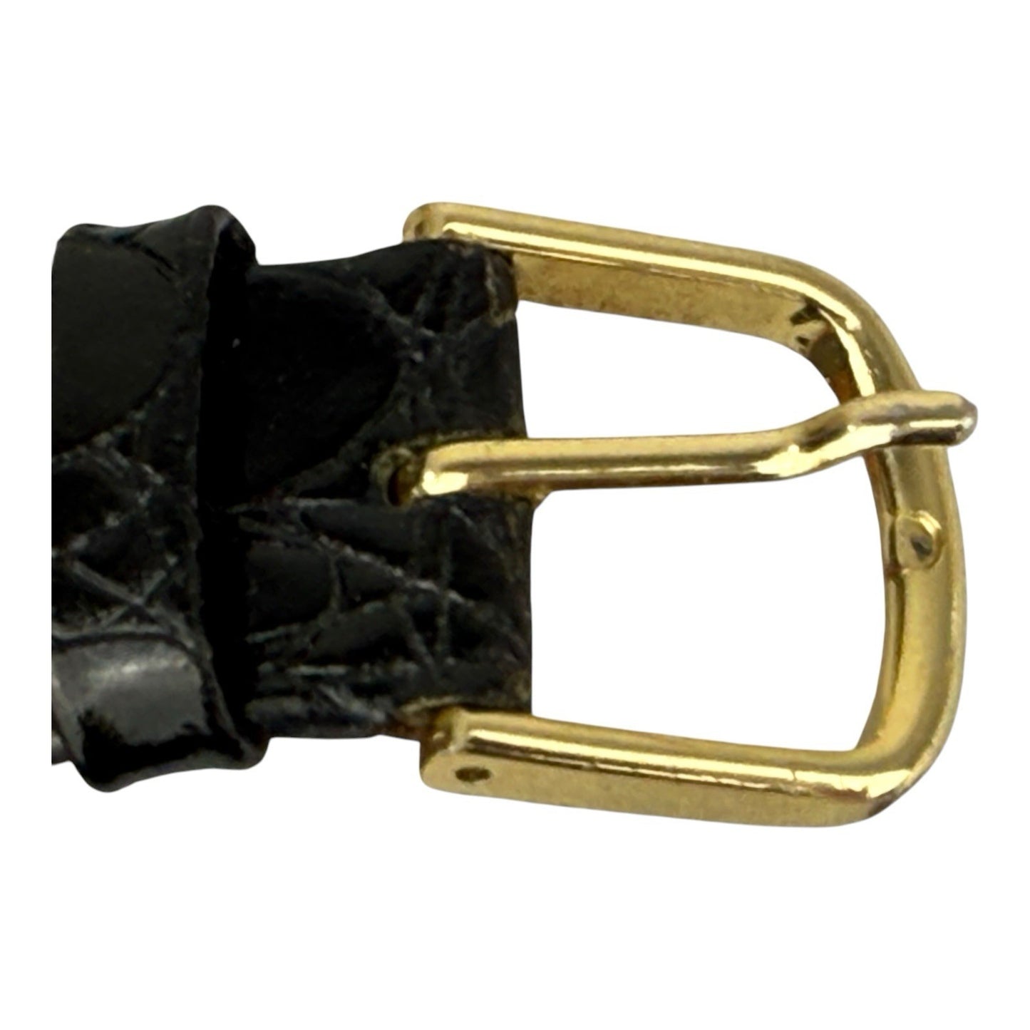 Mon Bijou Vintage Watch 36mm w/crown Blumus Back Gold/White Incabloc