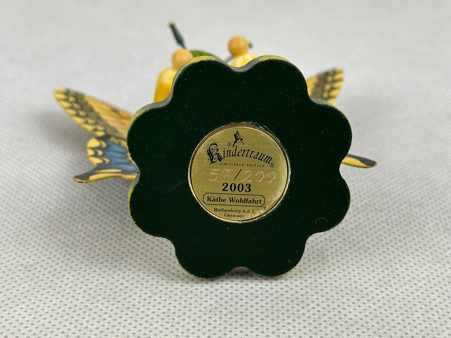 Kathe Wohlfahrt Schwalbenschwanz Schmetterling Butterfly Limited Edition 57/200