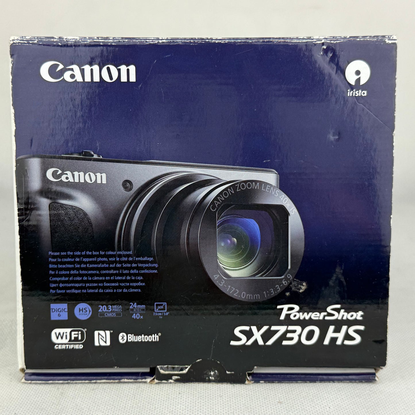Canon PowerShot SX730 HS Digital Camera 20.3MP 40x Optical Zoom Wi-Fi Bluetooth Boxed