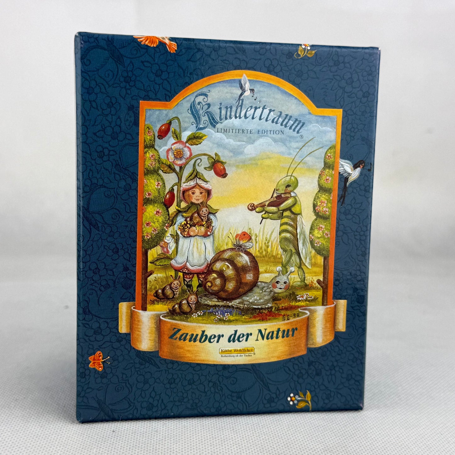 Käthe Wohlfahrt Kindertraum Pfauenauge Figur Limited Edition 42/900 Butterfly Collectible