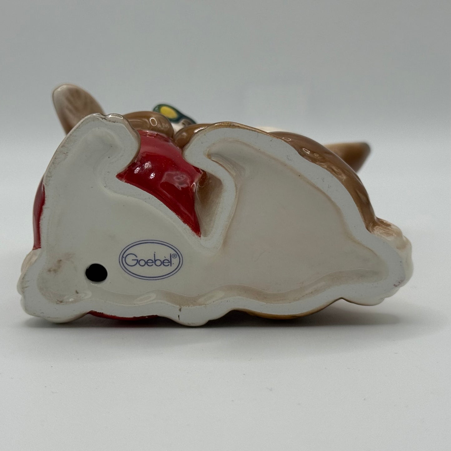 Vintage Goebel Bunny Couple Figurine "Sweet Kisses" Porcelain Ornament Germany