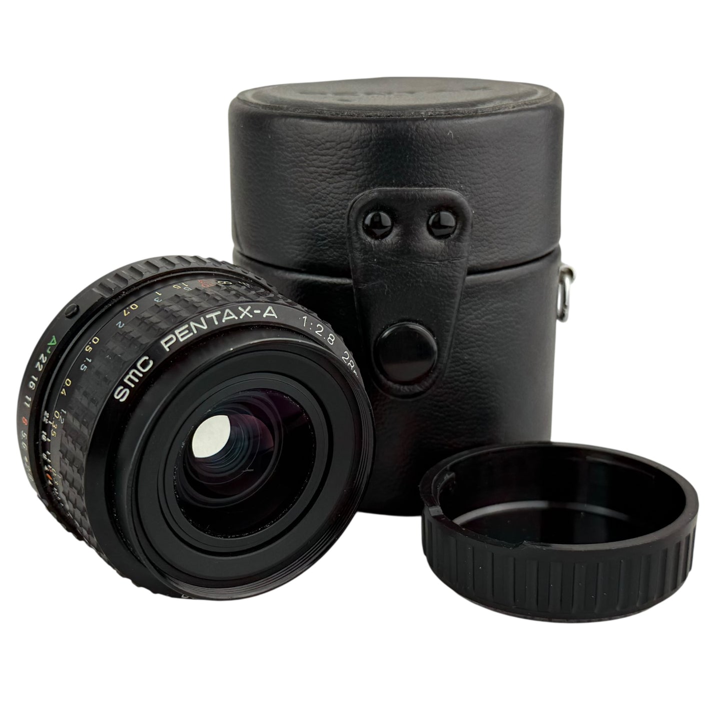 SMC Pentax-A 28mm f2.8 Lens K Mount Wide Angle Vintage Tested Clean Glass