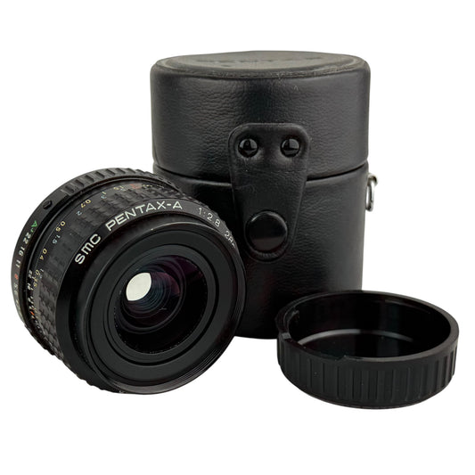 SMC Pentax-A 28mm f2.8 Lens K Mount Wide Angle Vintage Tested Clean Glass