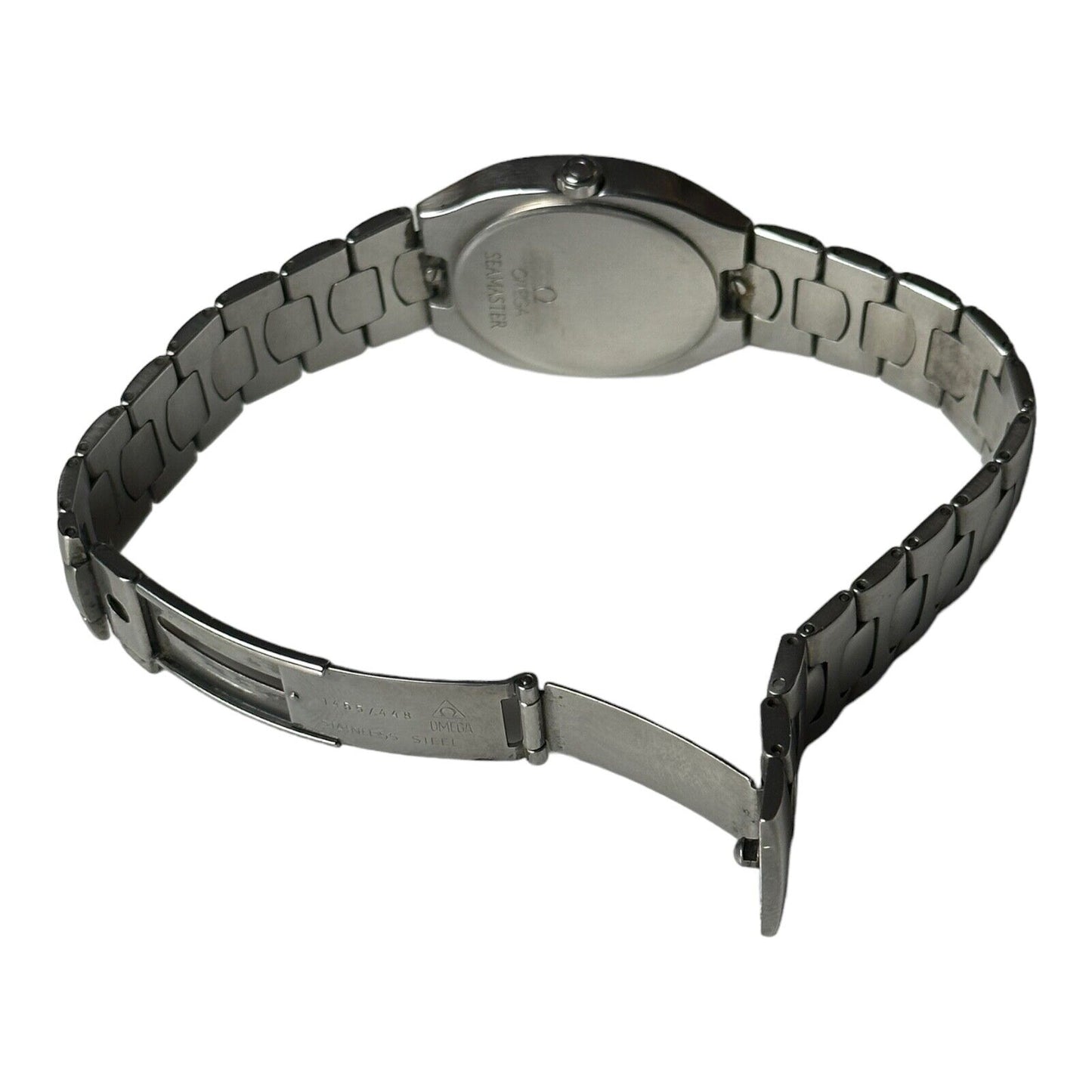 OMEGA Seamaster Polaris 1455 watch stainless steel gold 18 ct quartz