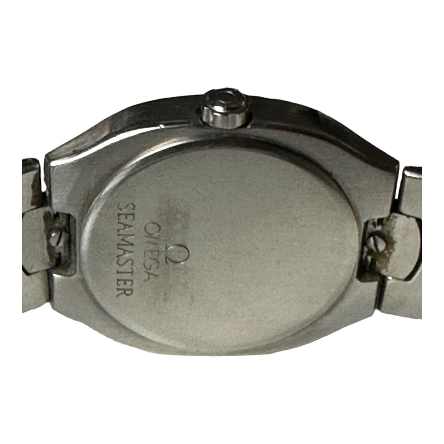 OMEGA Seamaster Polaris 1455 watch stainless steel gold 18 ct quartz