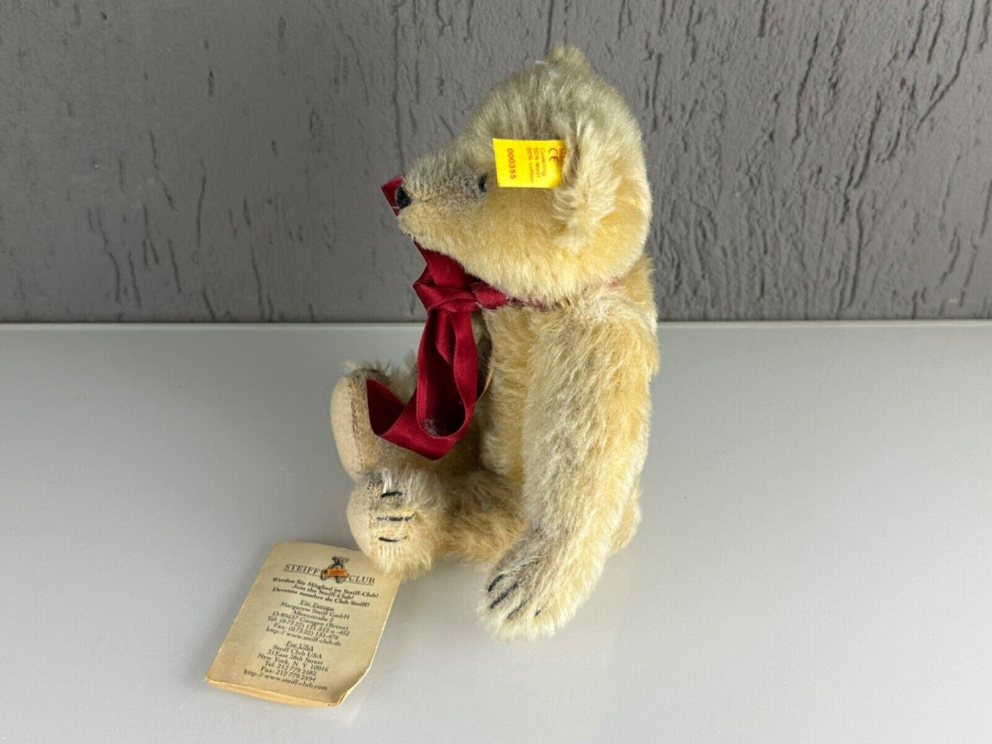 Antique Vintage Mohair Steiff Classic 1909 Teddy Bear Humpback