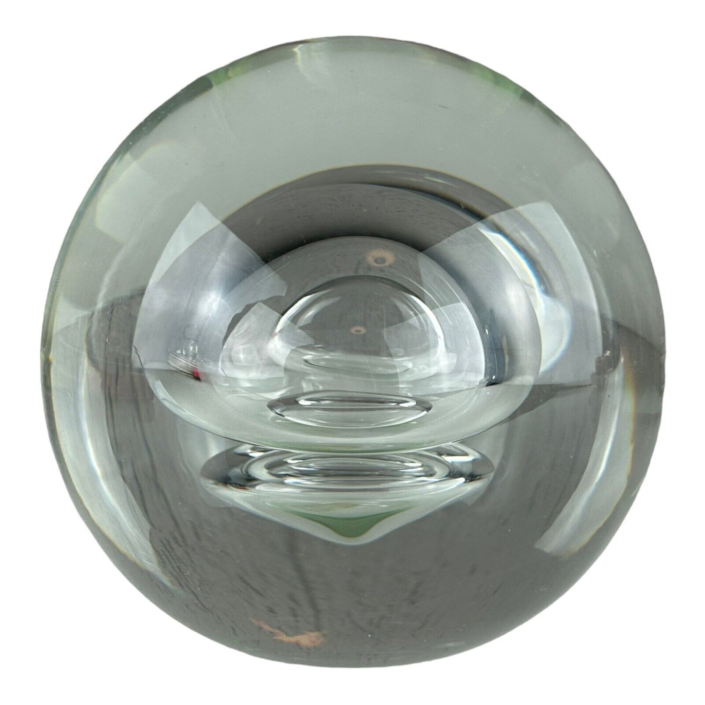 Murano Paperweight Italian vintage glass by Barbini 12cm