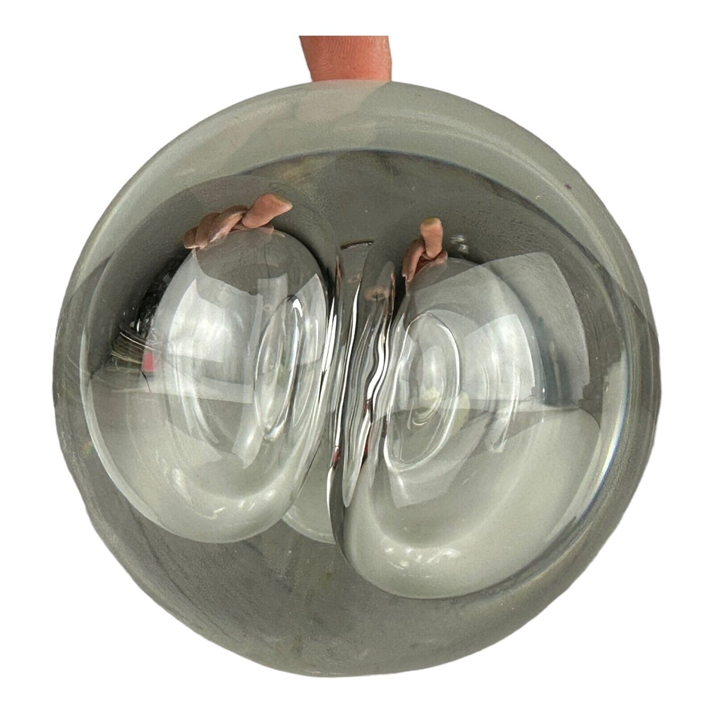 Murano Paperweight Italian vintage glass by Barbini 12cm