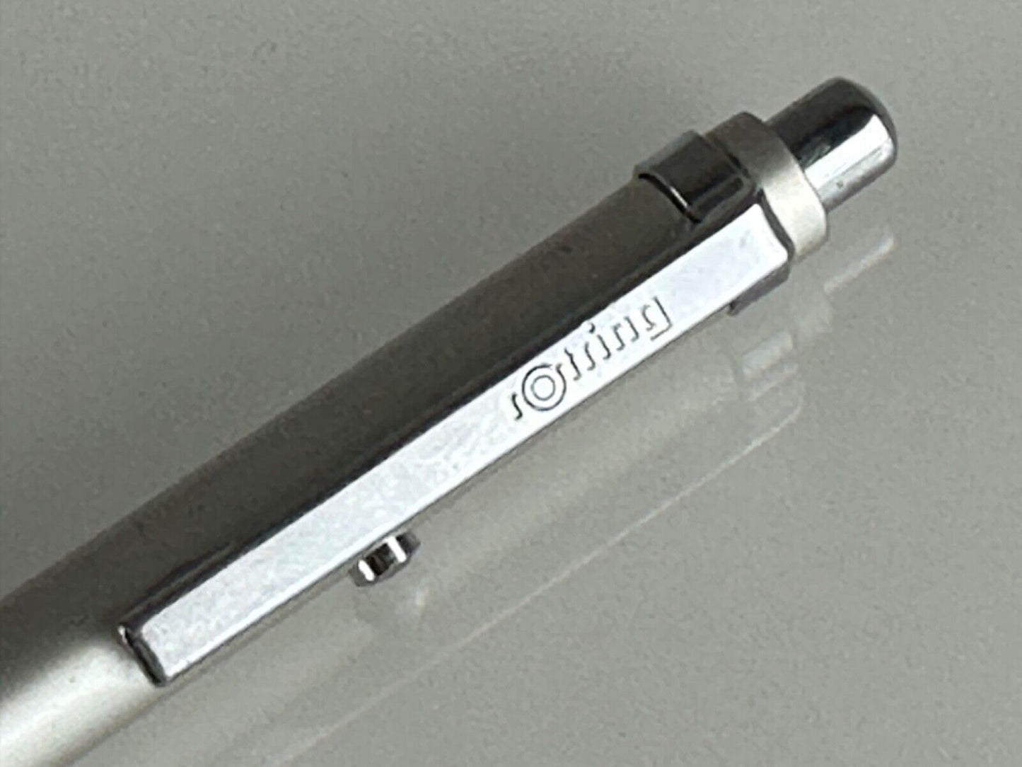 rOtring 400 Duo Pen Silver Ballpoint Pen Vintage Made in Germany