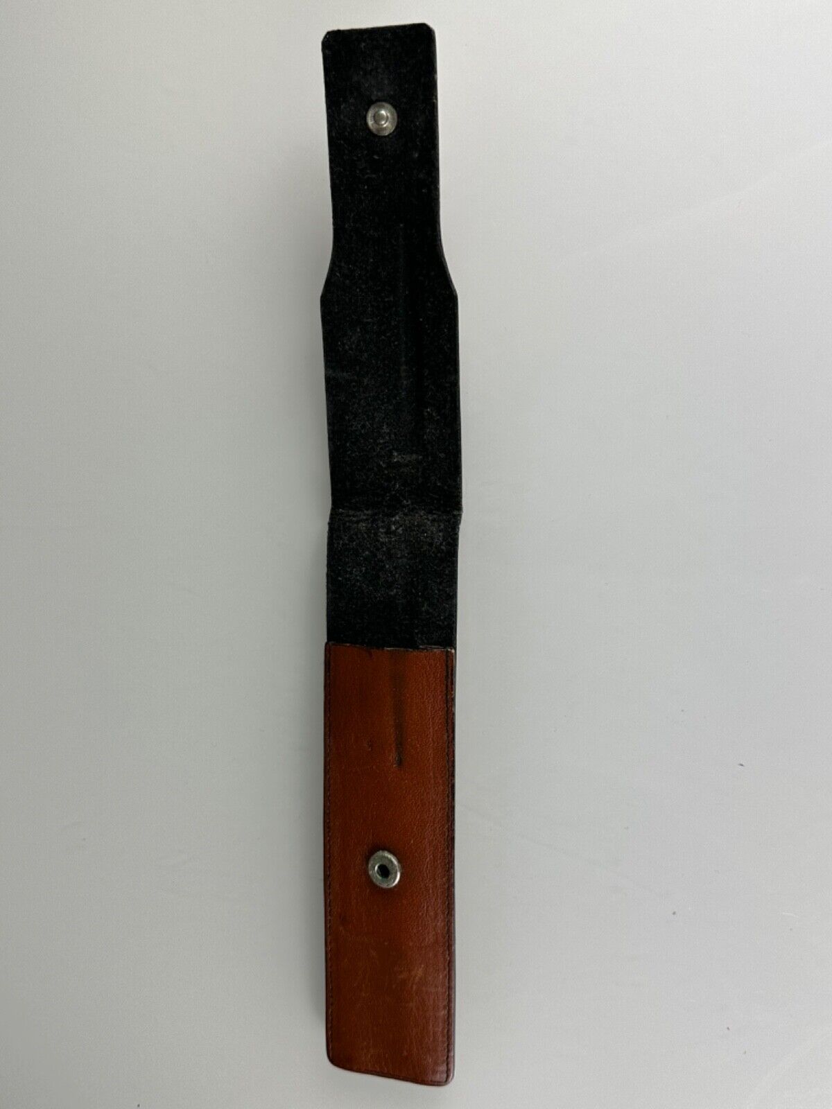 MontBlanc Etui Pencil Case Leather Brown Vintage for 2 Pencil