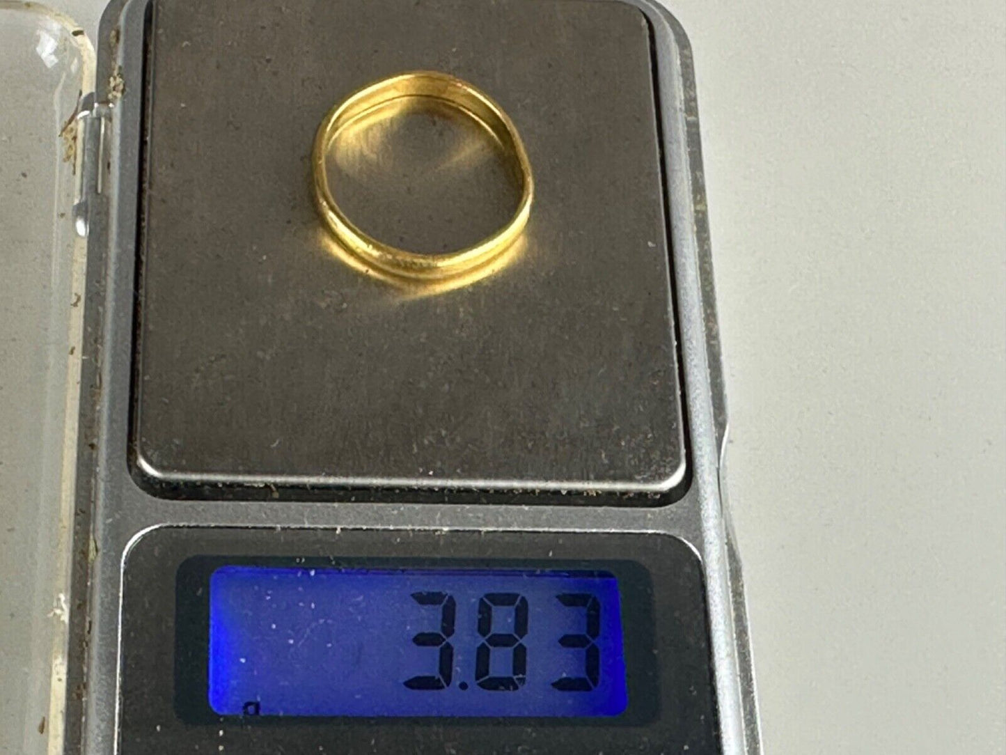 Wedding Ring Gold 21.6 Karat 900 Gold 3,83 Gram Size 9.5 Men’s