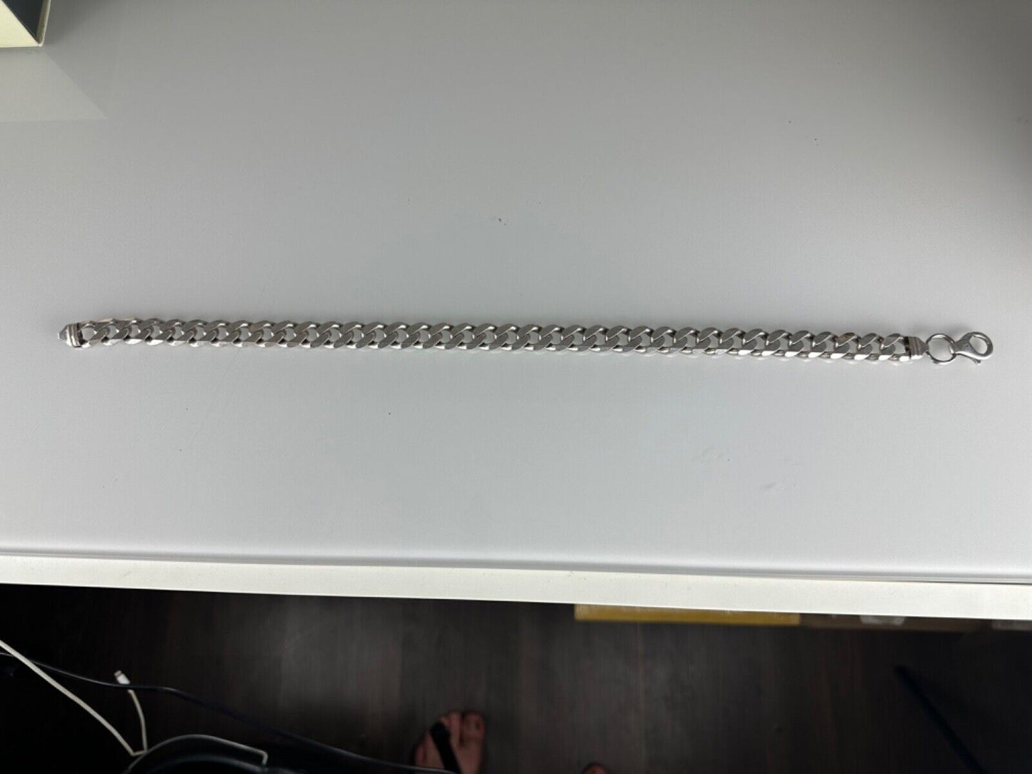 Cuban Link Chain heavy Sterling Silver 925 48cm 15mm 150 Gramm Made in Italy