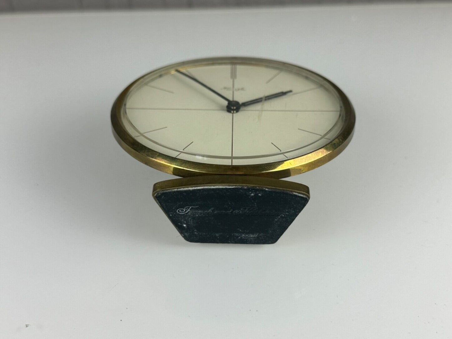 KIENZLE ART DECO H. MÖLLER MANTEL CLOCK / DESK CLOCK MECHANICAL 8 DAYS