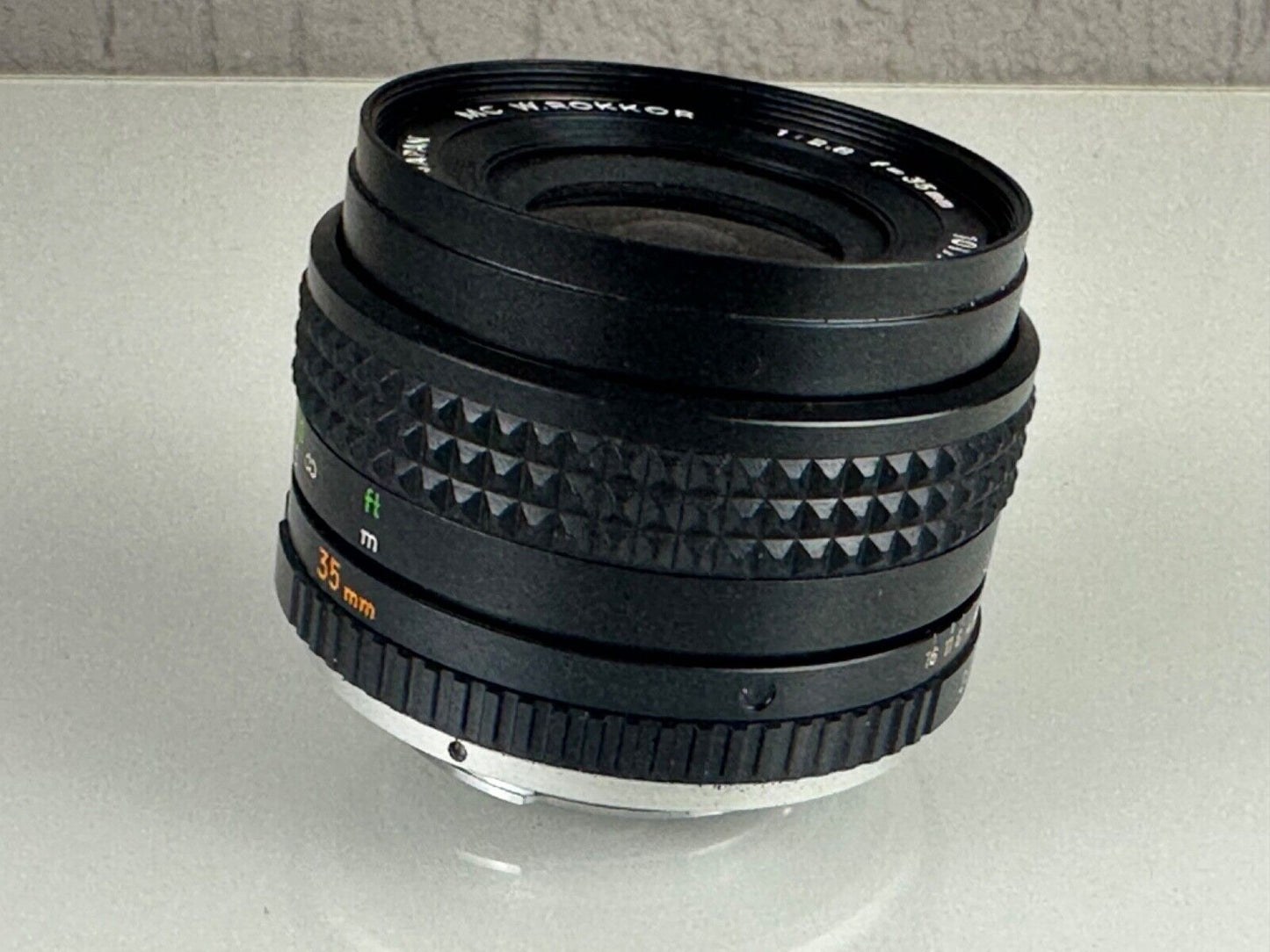 Minolta MC W.Rokkor 35mm 1:2.8 Lens made in japan
