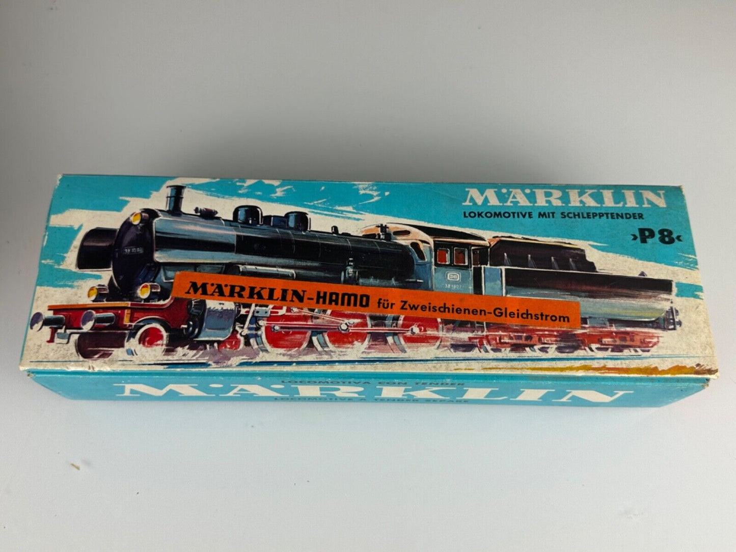 Old H0 Marklin Steam Locomotive Tender P8 HAMO 8398 made in Germany