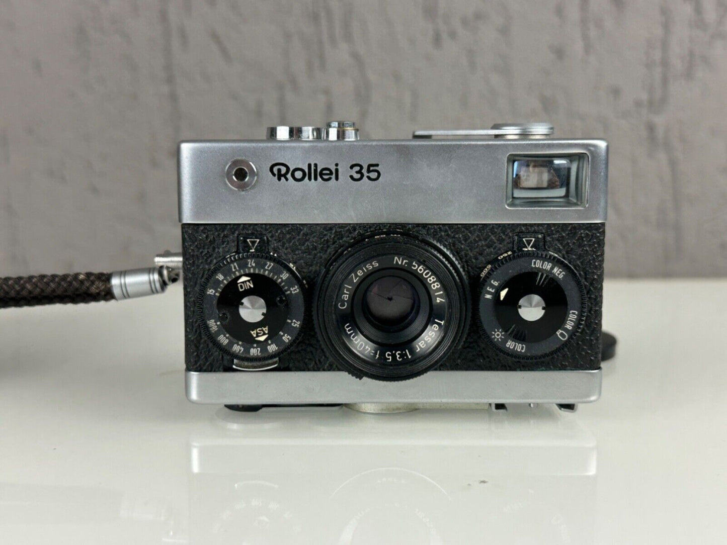 Rollei 35 Silver made in Singapure with Rollei- R 1.5 Filter and original case