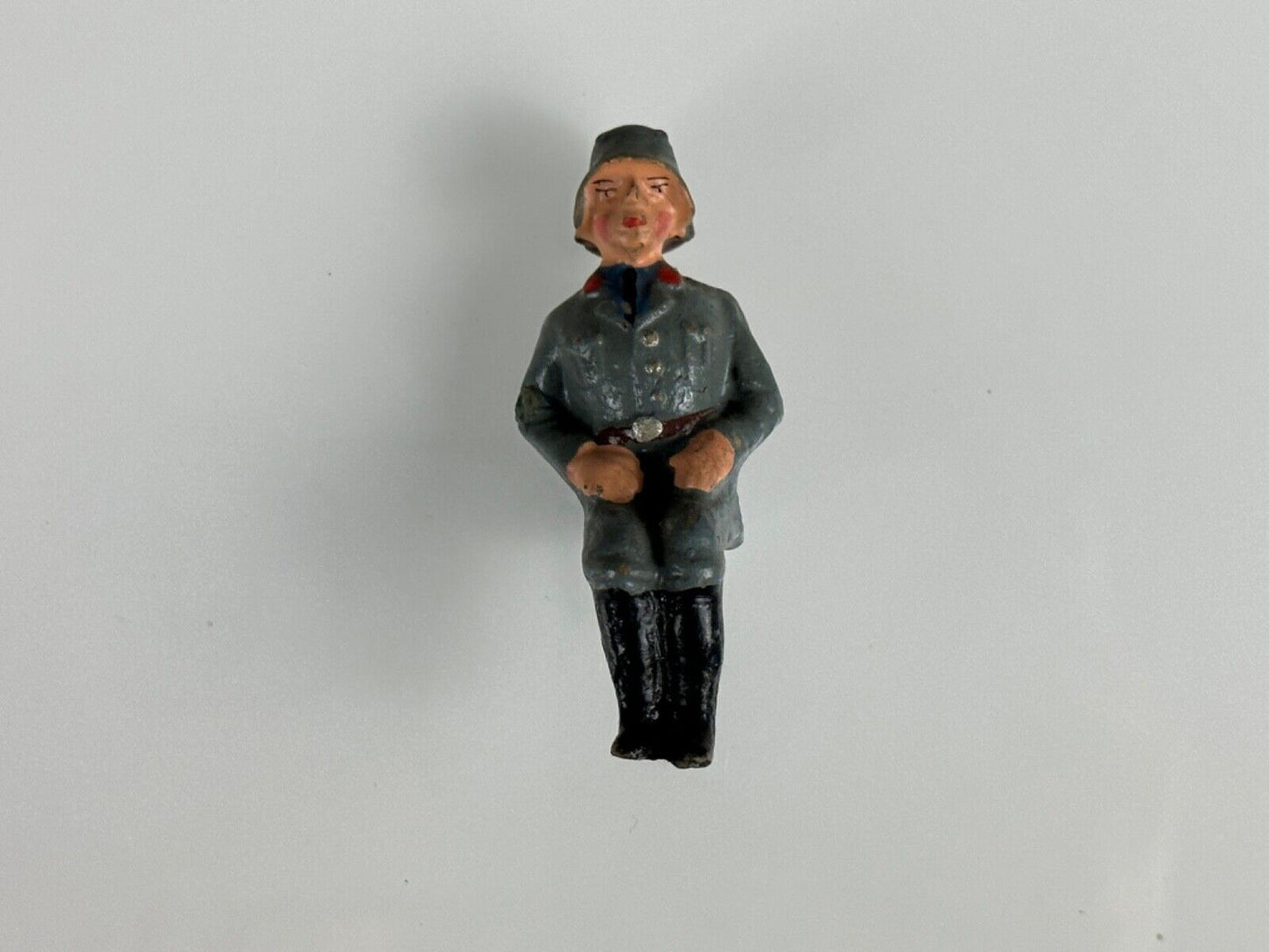 Tipp & Co Tin Truck with gun and 3 SS Soldiers WWII 30's- 40's Made in Germany