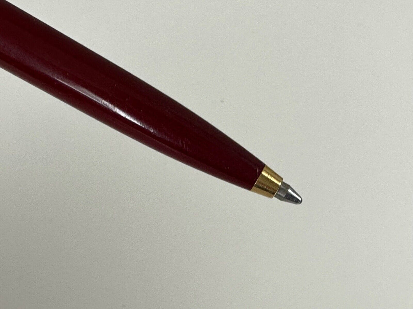 Parker Ballpoint Pen Vintage in Original Box Red Gold