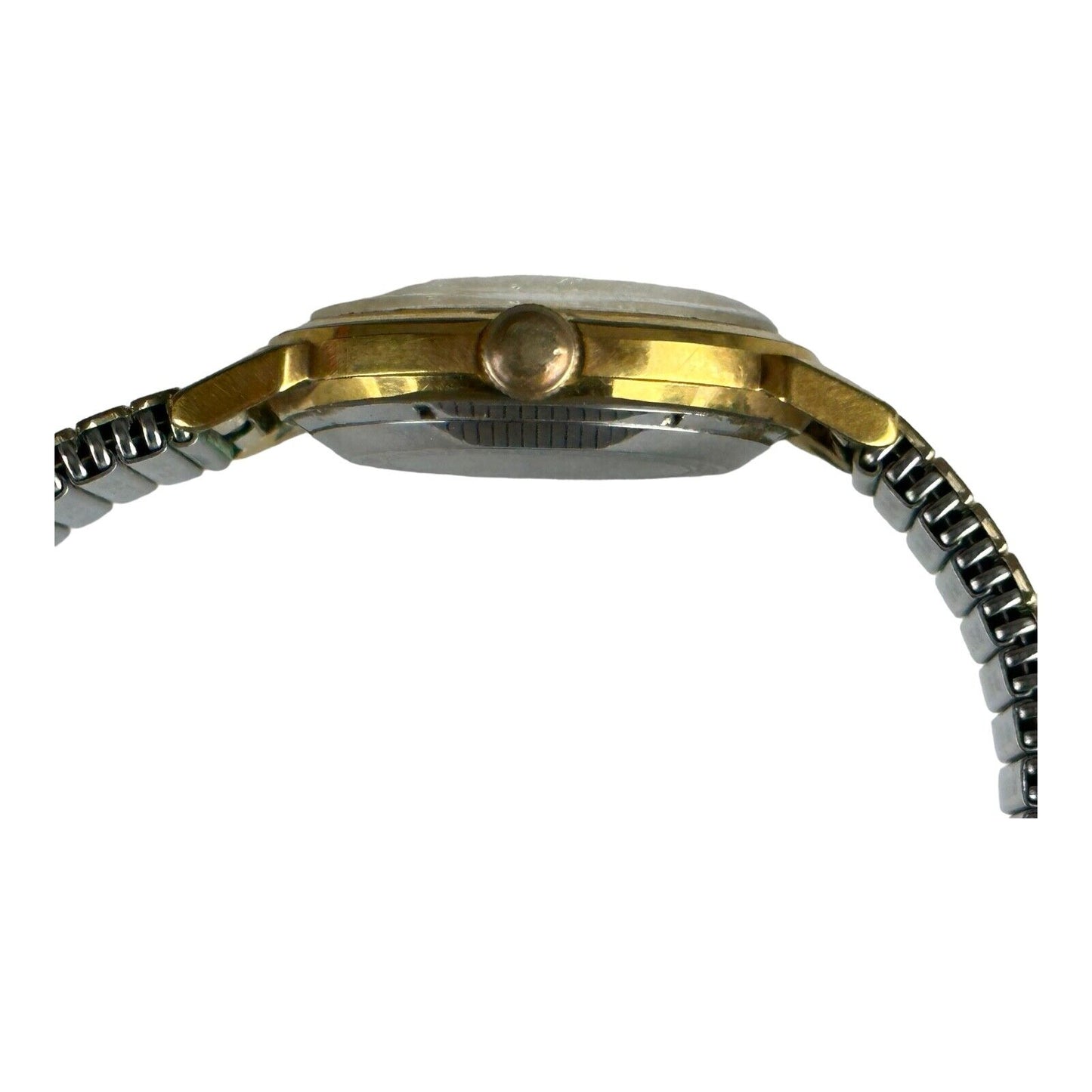 Men's Watch Vintage Junghans * Trilastic "  1950 34mm Gold German Antique