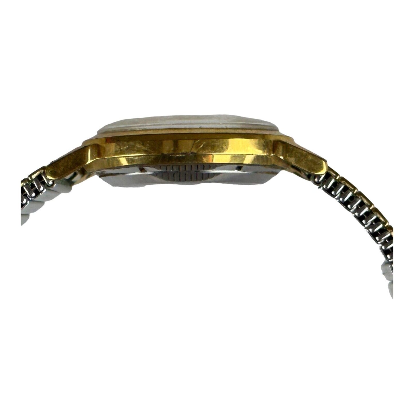 Men's Watch Vintage Junghans * Trilastic "  1950 34mm Gold German Antique