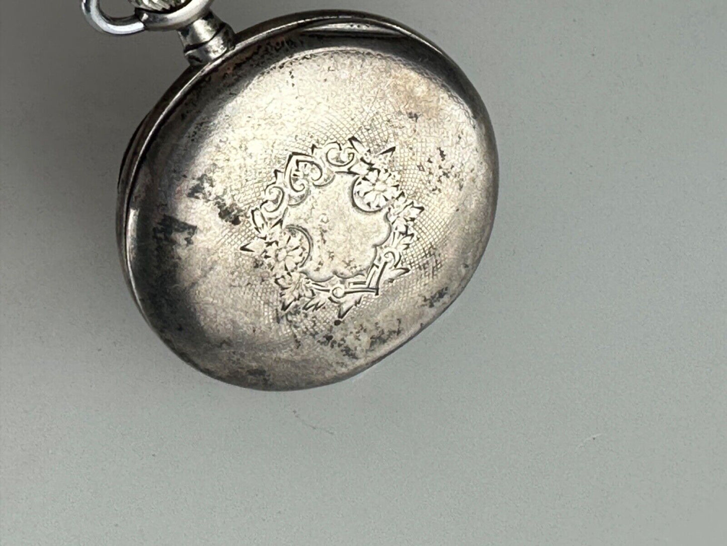 Omega Grand Prix Paris 1900 Pocket Watch Silver Roman Numeral’s and painted No.