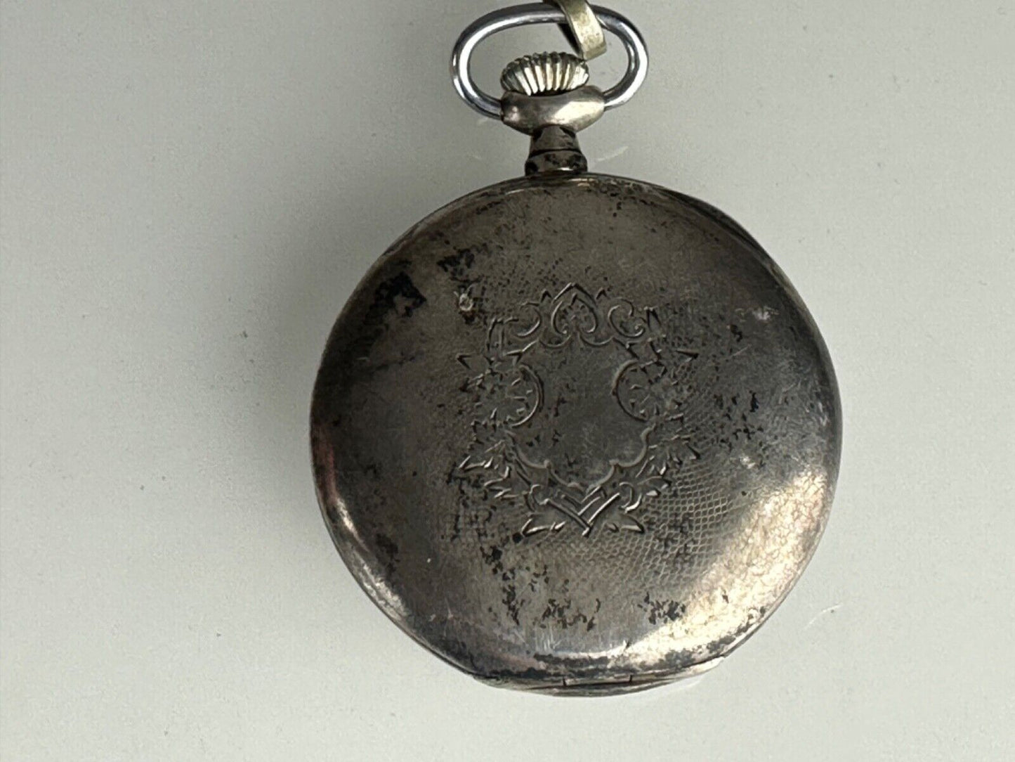 Omega Grand Prix Paris 1900 Pocket Watch Silver Roman Numeral’s and painted No.