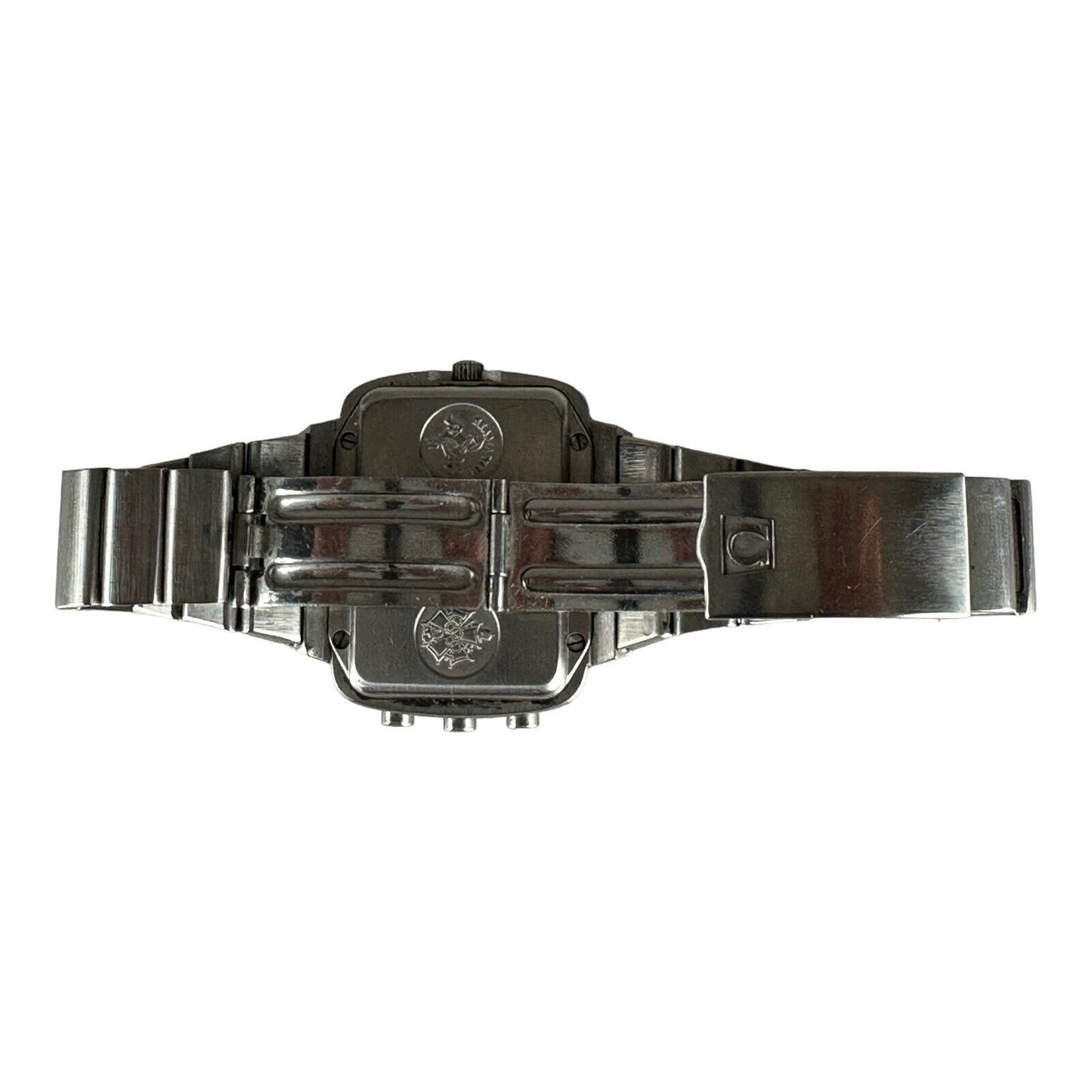 Omega Seamaster Albatros Chrono Quartz 32KHz 47mm Silver Vintage Stainless Steel