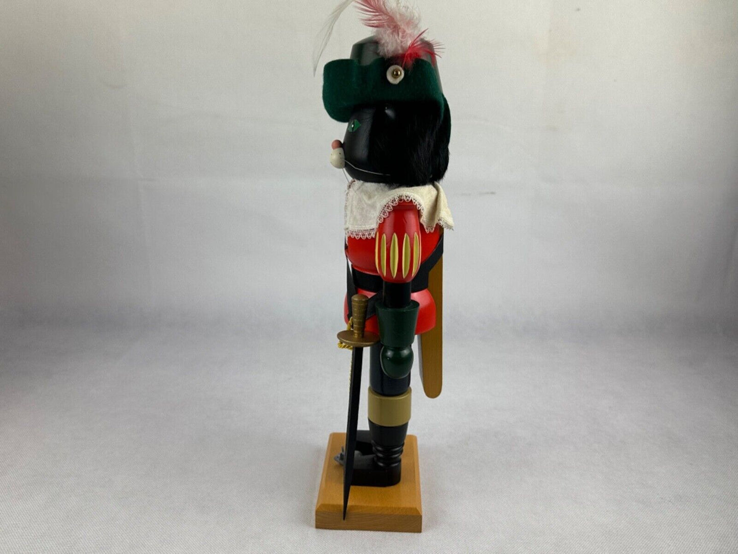 Nutcracker Puss in Boots Seiffener Christian Ulbricht 36cm Der gestiefelte Kater