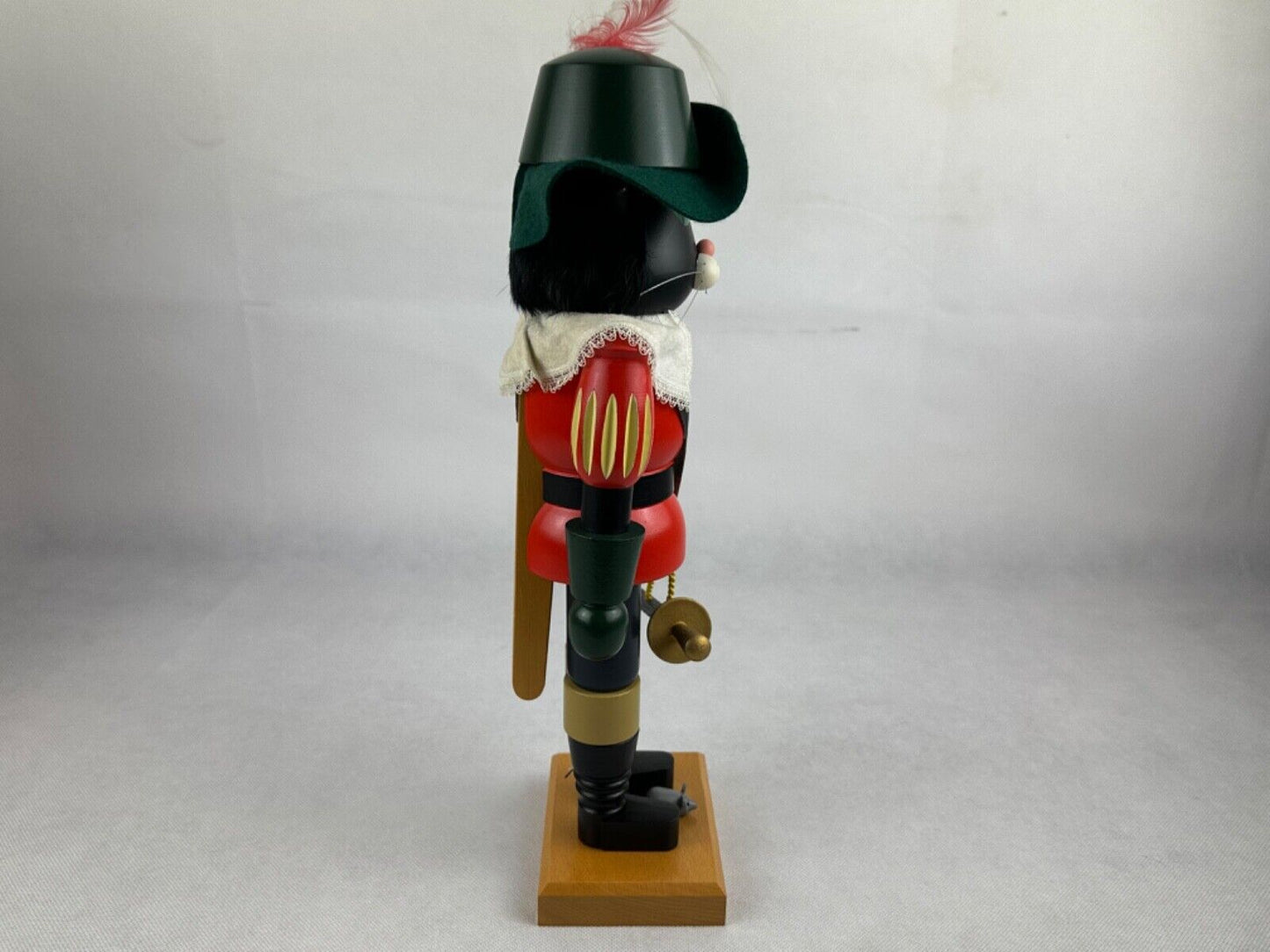 Nutcracker Puss in Boots Seiffener Christian Ulbricht 36cm Der gestiefelte Kater