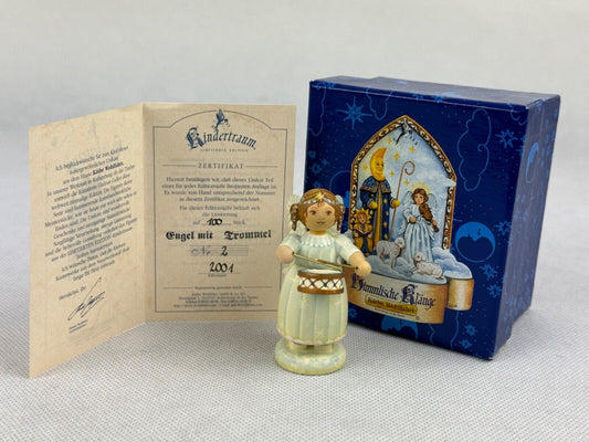 Kathe Wohlfahrt Engel mit Trommel Angel With Drums Limited Edition 2/100 2001