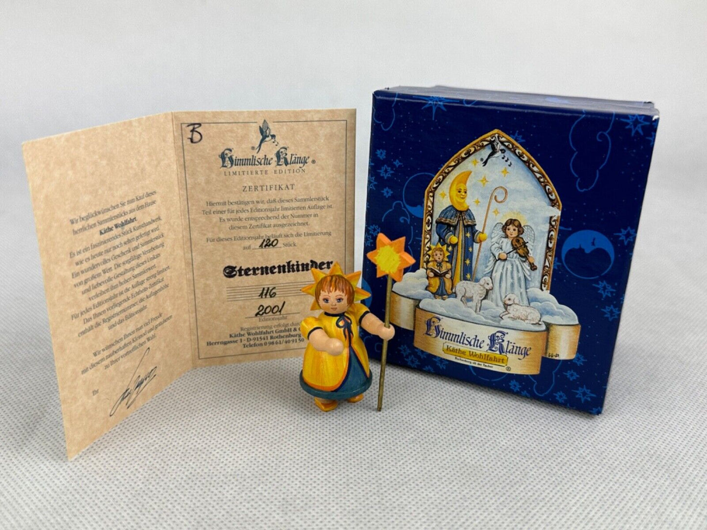 Kathe Wohlfahrt Sternenkinder Star Children Limited Edition 116/120 2001