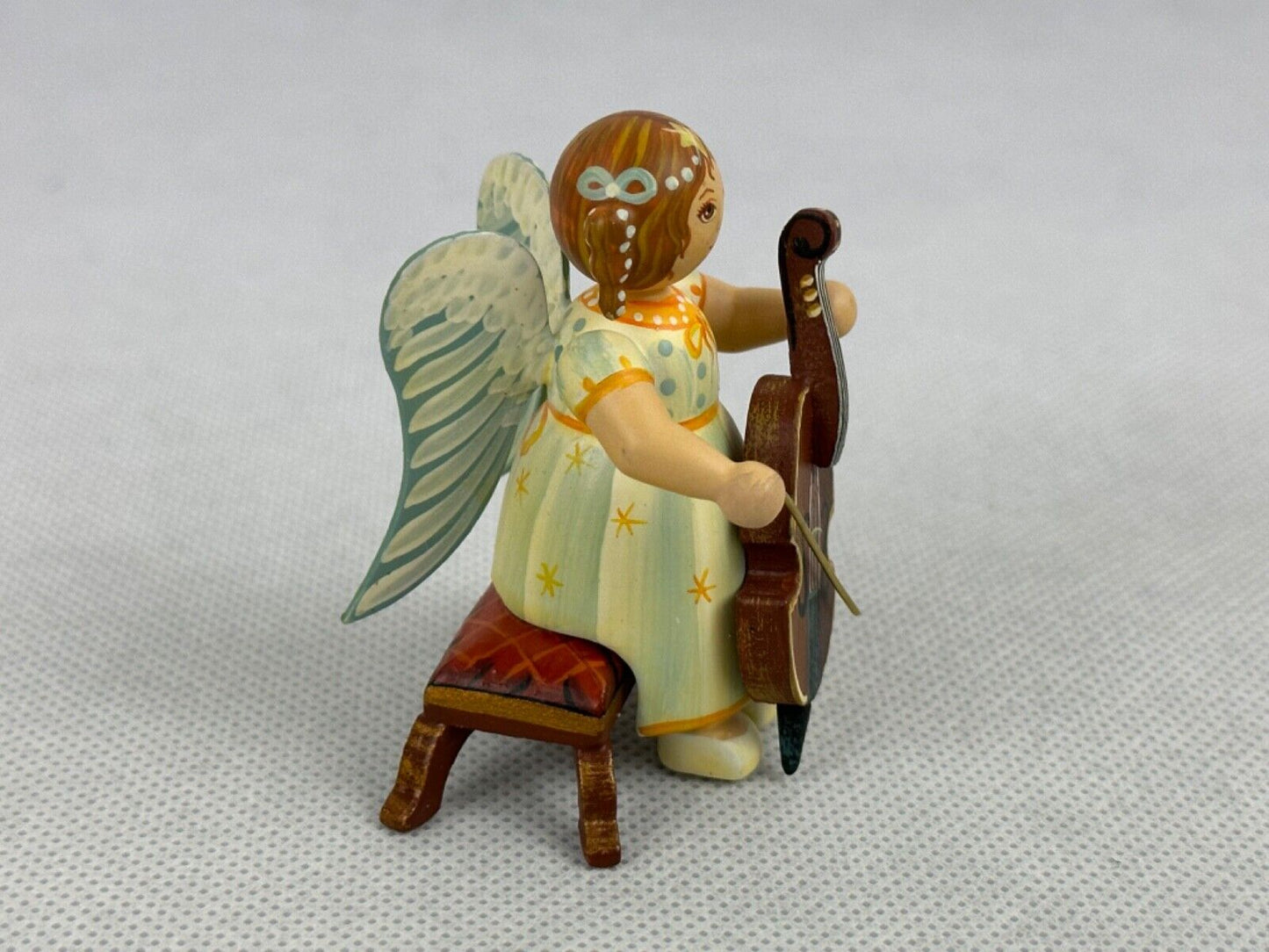 Kathe Wohlfahrt Engel mit Baßvioline Angel with Bass Violin Limted Edition 4/100