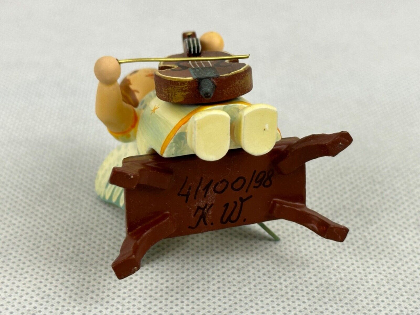 Kathe Wohlfahrt Engel mit Baßvioline Angel with Bass Violin Limted Edition 4/100