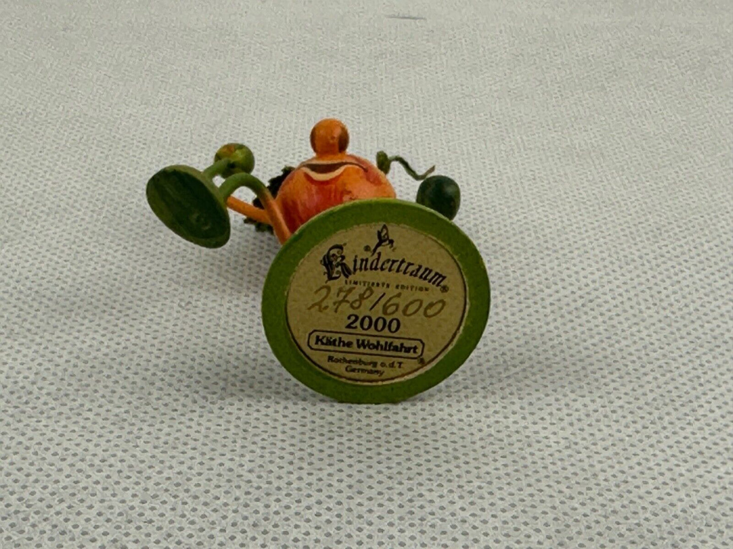 Kathe Wohlfahrt Tanzender Kürbis Dancing Pumpkin Limited Edition 278/600 2000