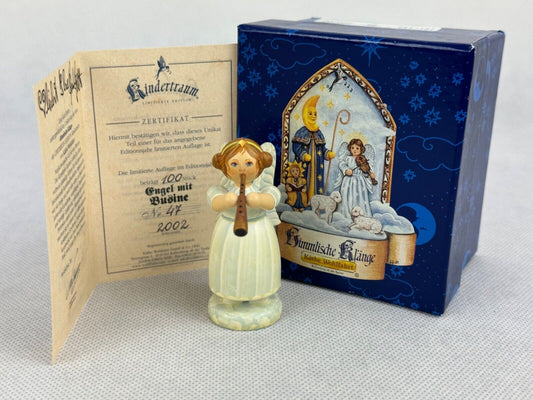 Kathe Wohlfahrt Engel mit Busine Angel with Busine Limited Edition 47/100 2002