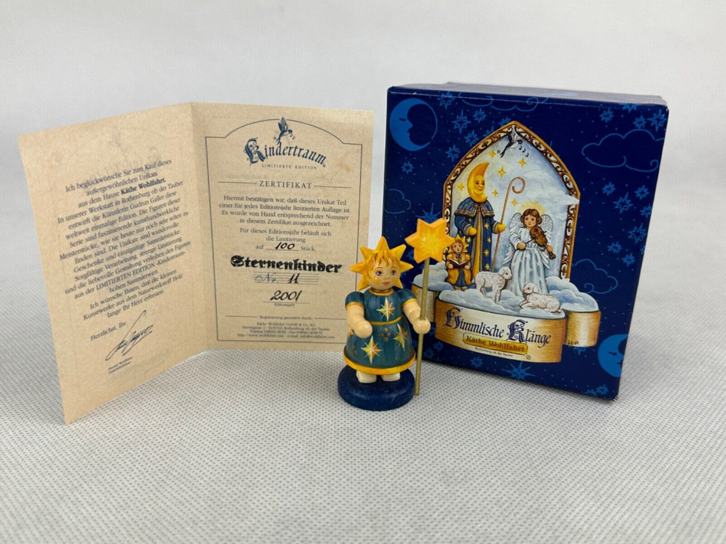 Kathe Wohlfahrt Sternenkinder Star Children Limited Edition 11/100 2001 Germany